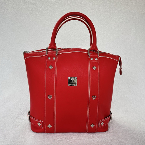 Mcm henkeltasche leder rot - henkeltasche,