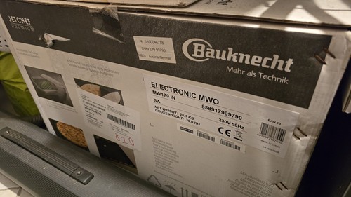 Bauknecht mw179in freistehende - bauknecht,