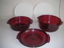 Tupperware I01 Micro 3 Gar-Set  garen in der Mikrowelle  3 tlg.