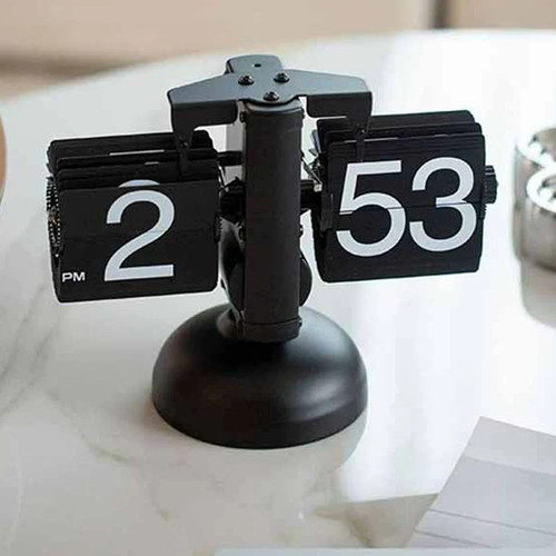 Flip schreibtisch uhr retro - schreibtisch,