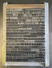 "QUICK" 24 Punkt, Bleischrift