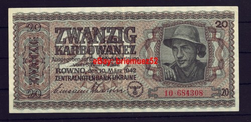 1942 zentralnotenbank ukraine - zentralnotenbank,