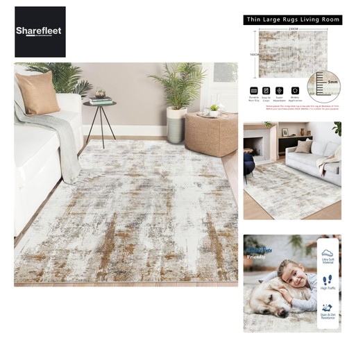 Waschbare beige teppich - waschbare,