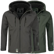 Marikoo Herren Softshell Jacke Winterjacke wasserabweisend Outdoor NEU B630