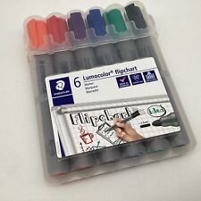 P033 - Staedtler Lumocolor Flipchartmarker 356 WP6 , Flipchart Marker Rundspitze
