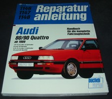 Reparaturanleitung Audi 80 16V / 90 Quattro Typ 89 B3 20V 4 + 5 Zylinder ab 1989