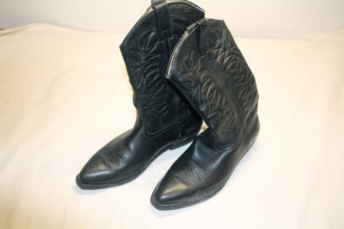 Schwarze cowboystiefel - schwarze,