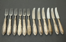 Altes silbernes Obstbesteck