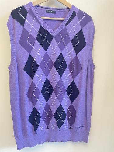 Vintage pringle argyle - vintage, lila