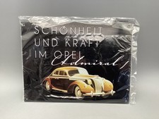 Eaglemoss Opel Collection Blechschild Werbeschild Opel Admiral - verschweißt
