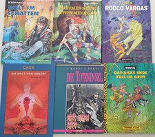 6X COMIC BÜCHER, DIE AUGEN VON OR-FE, WELT IM SCHATTEN, DIE TOTENINSEL, GÖTTER