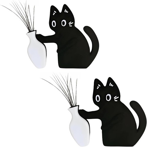 Desktop katzenvase niedlicher - desktop, katzenvase,
