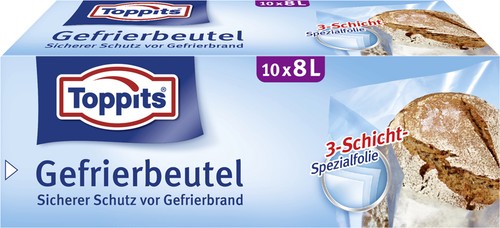 Toppits gefrierbeutel 8 - gefrierbeutel,