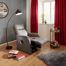 Relaxsessel Johnsy CX810206 sitz liege Sessel elektrisch mit Aufstehhilfe grau