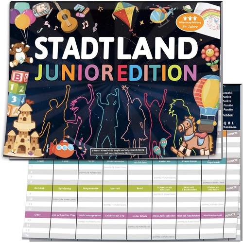 Stadt land junior kartenspiel - stadt,