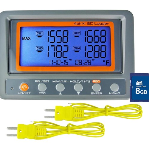 Digitales kanal thermometer - digitales, 4-kanal