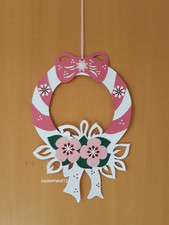 Fensterbild Blumenkranz