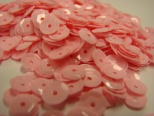 Pailletten Rosa matt gewölbt 6 mm 15 g basteln, nähen Styropor Deko LC52