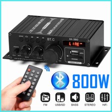 800W Mini Bluetooth Leistungsverstärker HiFi Stereo Digital Power Amplifier 12V