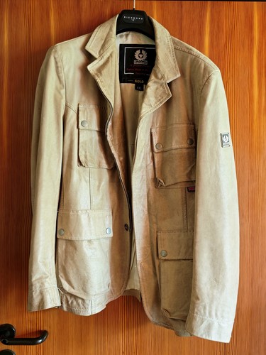Belstaff lederjacke gold - lederjacke, gold,