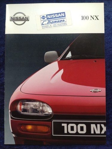 Nissan 100 prospekt 1991 - nx, 2.1991