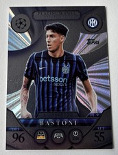 Match Attax 2025/26 Alessandro Bastoni Platinum Pull Karte (PL 9)