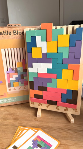 Wooden puzzle tetris - puzzle,