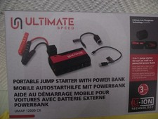 Ultimate Speed portable mobile Autostarterhilfe m Powerbank Starthilfekabel NEU