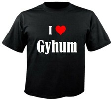 T-Shirt I Love Gyhum für Damen Herren und Kinder versch. Farben