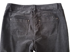 TAIFUN by Gerry Weber Hose "Ronda" Cord Gr. 40 (K?) dunkelgrau Kurzgröße?