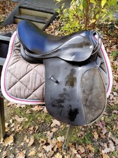 Ponysattel 16 Zoll weite Kammer mit Zubehör