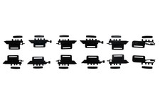 24-teiliger Schiebedach