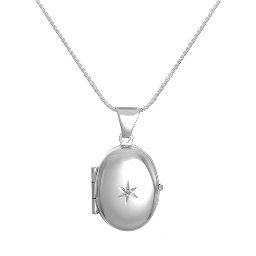 Klein sterlingsilber oval - klein,