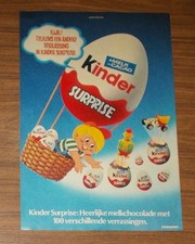 Seltene Werbung Ü-Ei Kinder