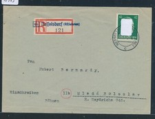 40963) Postautomation RZ L1 PLZ 9b Nesselsdorf (Ostsudeten) Reco-Brf 5.2.45