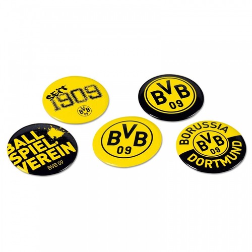 Borussia dortmund button 5er - borussia,