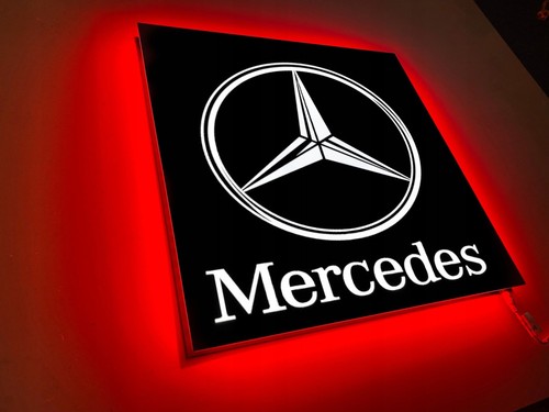 Mercedes benz led schild - mercedes,