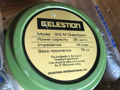 Celestion g12 greenback 25 - celestion, m