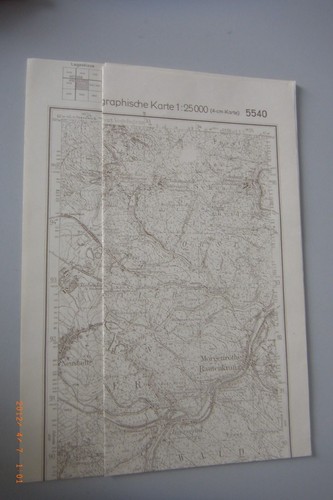 Messtischblatt 5540 - messtischblatt, nr.5540
