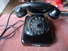 Dekoration - Telefon - Antik- Post W 48 - schwarz- Bakelit - analoger Anschluß