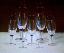 ARC FRANCE Sektgläser, 7 Stück, Antireflexbeschichtung, 15 cm hoch