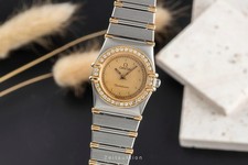 Omega Constellation Stahl / Gold Diamanten Quarz Damenuhr 895.1080.1 VP: 9600,-€