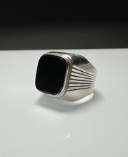 Antik Siegelring mit Onyx 835