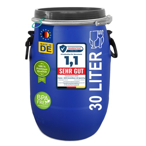 Liter deckelfass fda - 30,