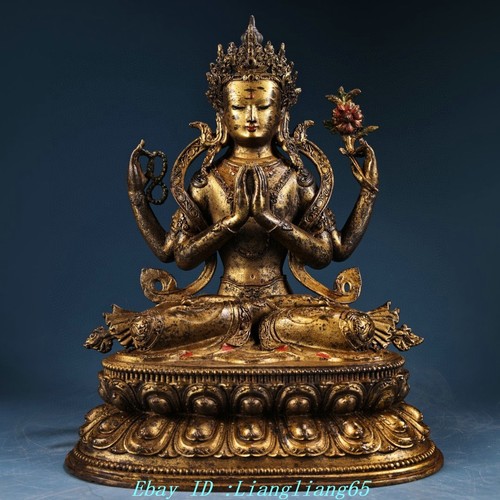 Tibetische bronze vergoldet - tibetische,