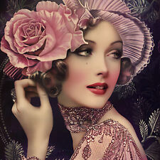 Deko Bild Frau 20er Jahre Mode