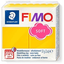 FIMO Soft 57G Sonnenblume Polymer Modellier - Backofen Backen Ton Kreative Kunst