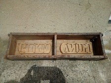 Alte Doppel Ziegelform Backsteinform - MUNA - Original, Sammler, sehr selten