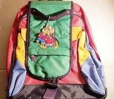 Sigikid Kinder Trolley Rucksack Blau Rot Gelb Tragetaschen Beutel Bär NEUWERTIG