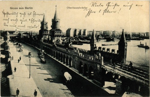 Cpa berlin oberbaumbrucke - cpa,